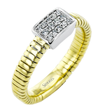 Right Hand Ring in 18k Gold with Diamonds