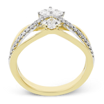 Right Hand Ring in 18k Gold with Diamonds