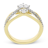 Right Hand Ring in 18k Gold with Diamonds