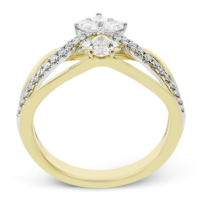 Right Hand Ring in 18k Gold with Diamonds