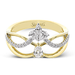 Right Hand Ring in 18k Gold with Diamonds