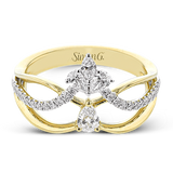 Right Hand Ring in 18k Gold with Diamonds
