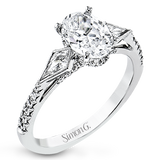 Engagement Ring in 18k Gold with Diamonds