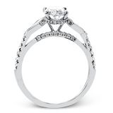 Engagement Ring in 18k Gold with Diamonds