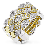 Right Hand Ring in 18k Gold with Diamonds