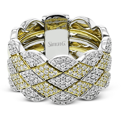 Right Hand Ring in 18k Gold with Diamonds