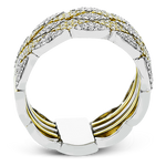 Right Hand Ring in 18k Gold with Diamonds
