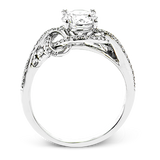 Engagement Ring in 18k Gold with Diamonds