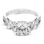 Engagement Ring in 18k Gold with Diamonds