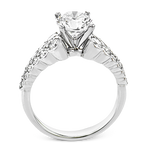 Engagement Ring in 18k Gold with Diamonds
