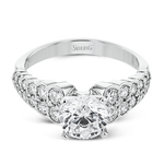 Engagement Ring in 18k Gold with Diamonds