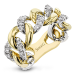 Right Hand Ring in 18k Gold with Diamonds