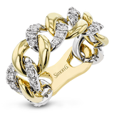 Right Hand Ring in 18k Gold with Diamonds