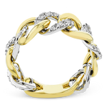 Right Hand Ring in 18k Gold with Diamonds