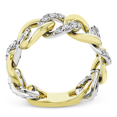 Right Hand Ring in 18k Gold with Diamonds