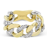 Right Hand Ring in 18k Gold with Diamonds