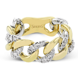 Right Hand Ring in 18k Gold with Diamonds