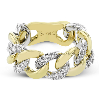 Right Hand Ring in 18k Gold with Diamonds