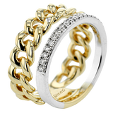 Right Hand Ring in 18k Gold with Diamonds
