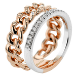 Right Hand Ring in 18k Gold with Diamonds
