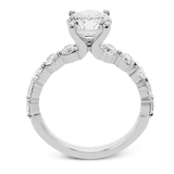 Wedding Set in 18k Gold with Diamonds