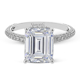 Engagement Ring in 18k Gold with Diamonds