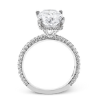 Engagement Ring in 18k Gold with Diamonds
