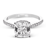 Engagement Ring in 18k Gold with Diamonds