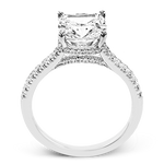 Engagement Ring in 18k Gold with Diamonds