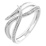 Right Hand Ring in 18k Gold with Diamonds