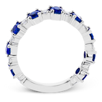 Color Ring in 18k Gold with Diamonds