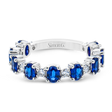Color Ring in 18k Gold with Diamonds