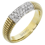 Right Hand Ring in 18k Gold with Diamonds