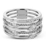 Right Hand Ring in 18k Gold with Diamonds