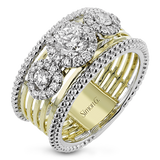 Right Hand Ring in 18k Gold with Diamonds
