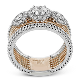 Right Hand Ring in 18k Gold with Diamonds
