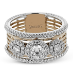 Right Hand Ring in 18k Gold with Diamonds