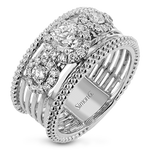 Right Hand Ring in 18k Gold with Diamonds