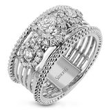 Right Hand Ring in 18k Gold with Diamonds