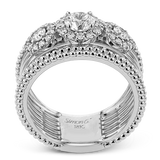 Right Hand Ring in 18k Gold with Diamonds