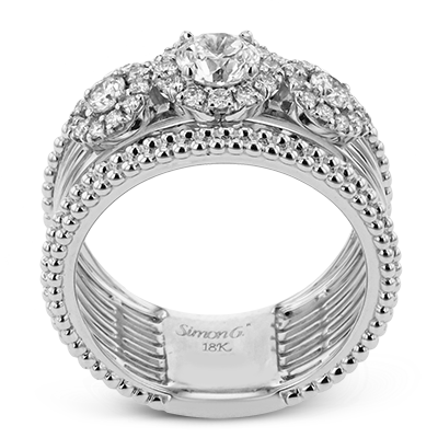 Right Hand Ring in 18k Gold with Diamonds