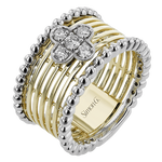 Right Hand Ring in 18k Gold with Diamonds