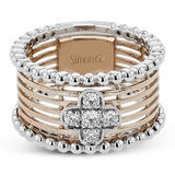 Right Hand Ring in 18k Gold with Diamonds