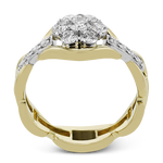 Right Hand Ring in 18k Gold with Diamonds