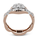 Right Hand Ring in 18k Gold with Diamonds