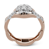 Right Hand Ring in 18k Gold with Diamonds