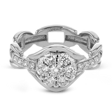 Right Hand Ring in 18k Gold with Diamonds
