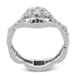 Right Hand Ring in 18k Gold with Diamonds