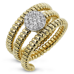 Right Hand Ring in 18k Gold with Diamonds