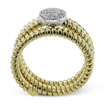 Right Hand Ring in 18k Gold with Diamonds